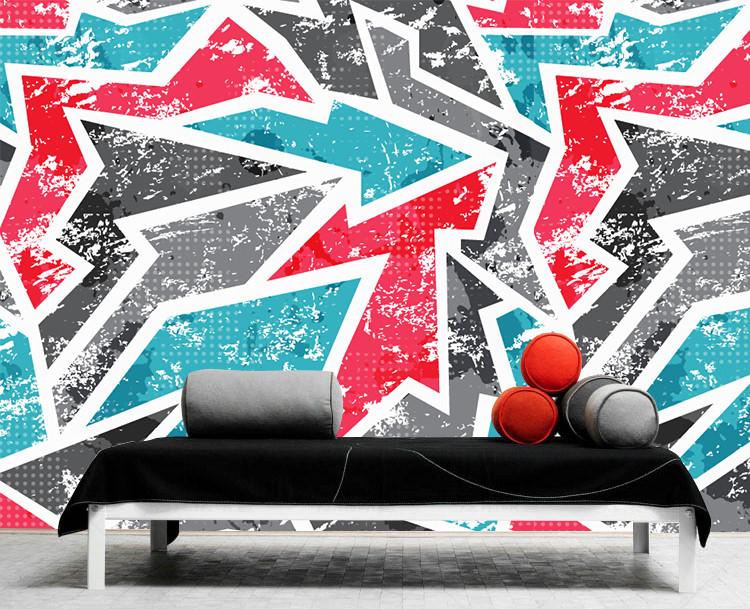 3D Color Graffiti 628 Wallpaper AJ Wallpaper 