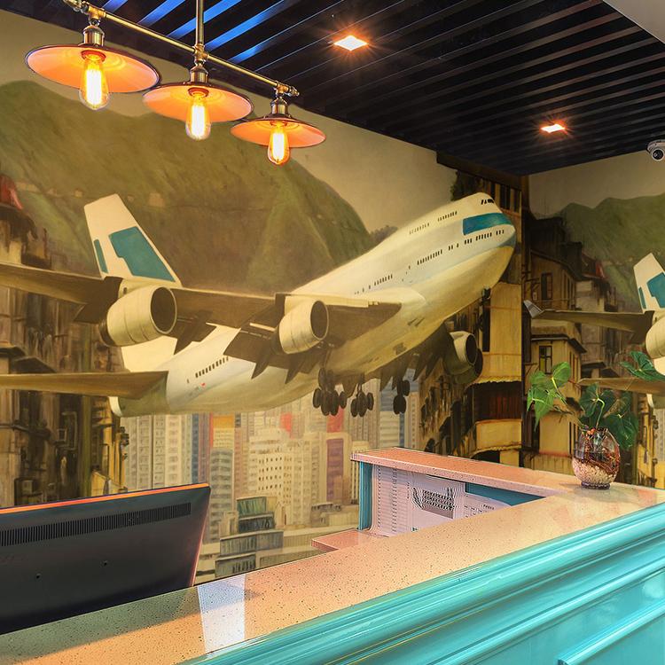 3D Aircraft Mountain 143 Wallpaper AJ Wallpaper 