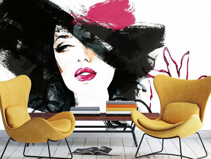 3D Charming Girl Hat 644 Wallpaper AJ Wallpaper 