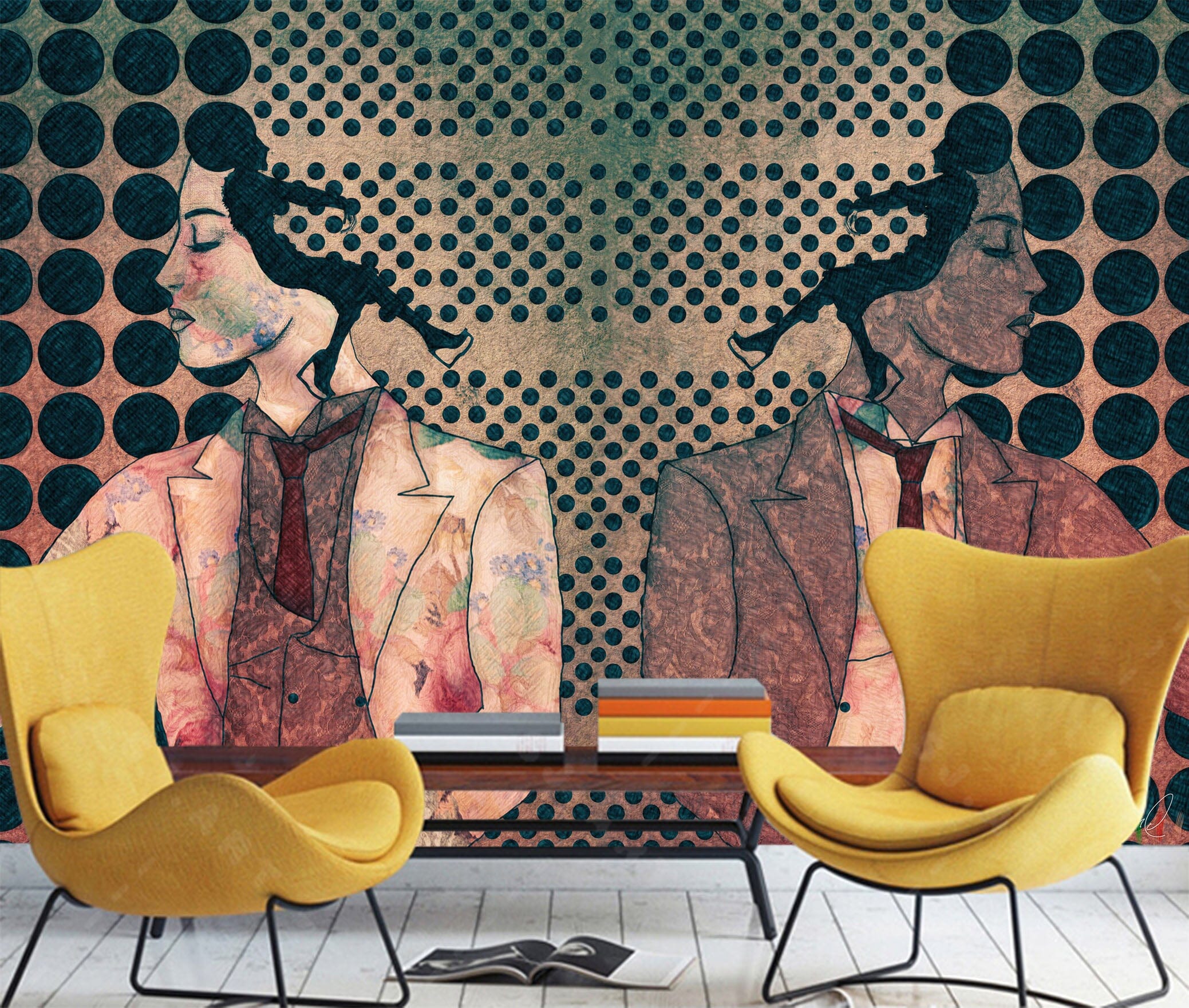 3D Girl Spot 1403 Marco Cavazzana Wall Mural Wall Murals Wallpaper AJ Wallpaper 2 