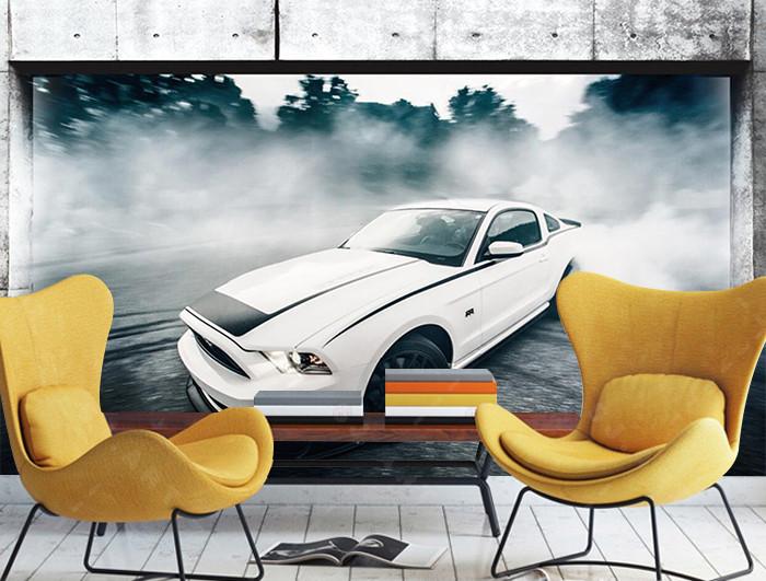 3D White Sport Car 982 Wallpaper AJ Wallpaper 