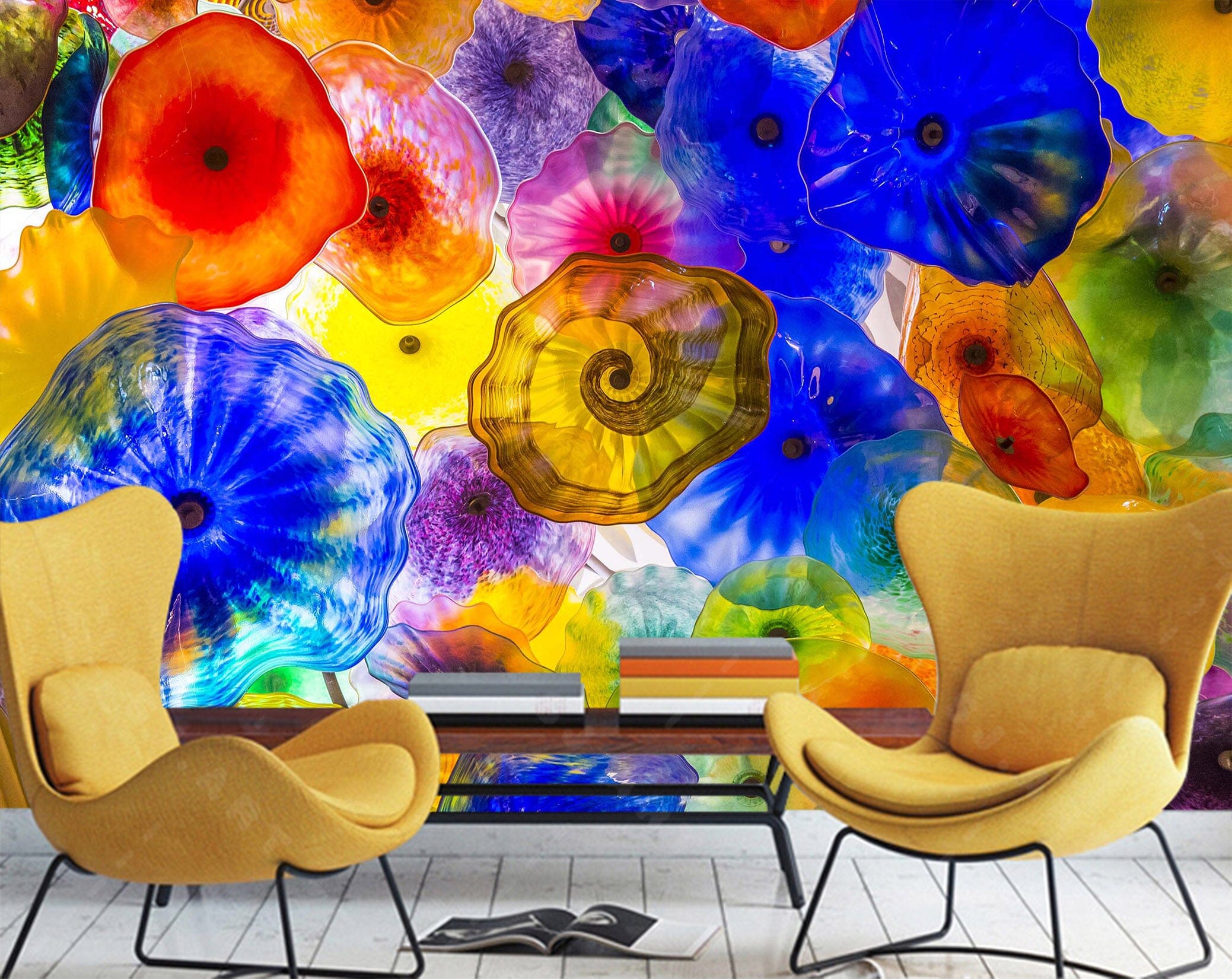 3D Color Jellyfish 1460 Wall Murals Wallpaper AJ Wallpaper 2 