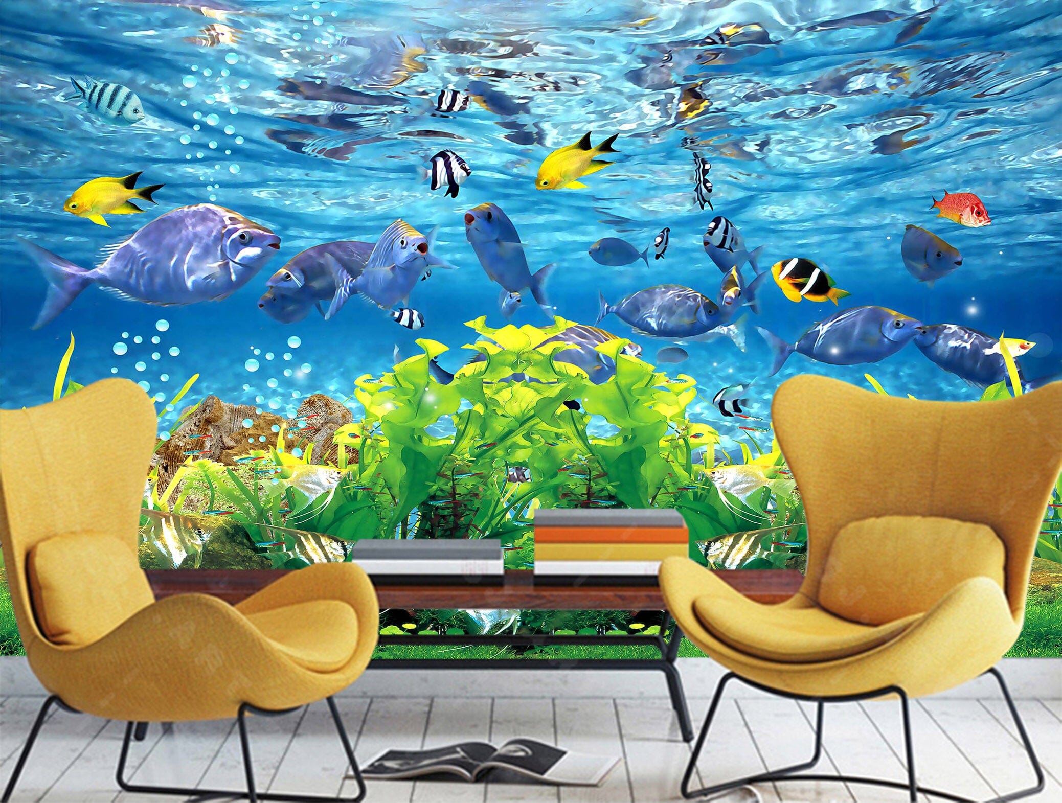 3D The Underwater World 1422 Wall Murals Wallpaper AJ Wallpaper 2 