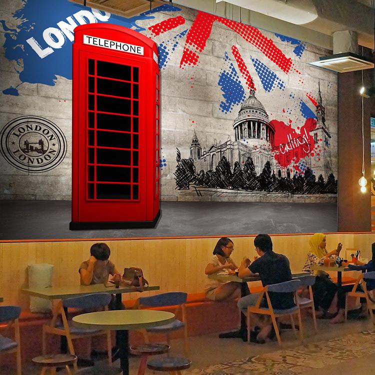 London Telephone Wallpaper AJ Wallpapers 