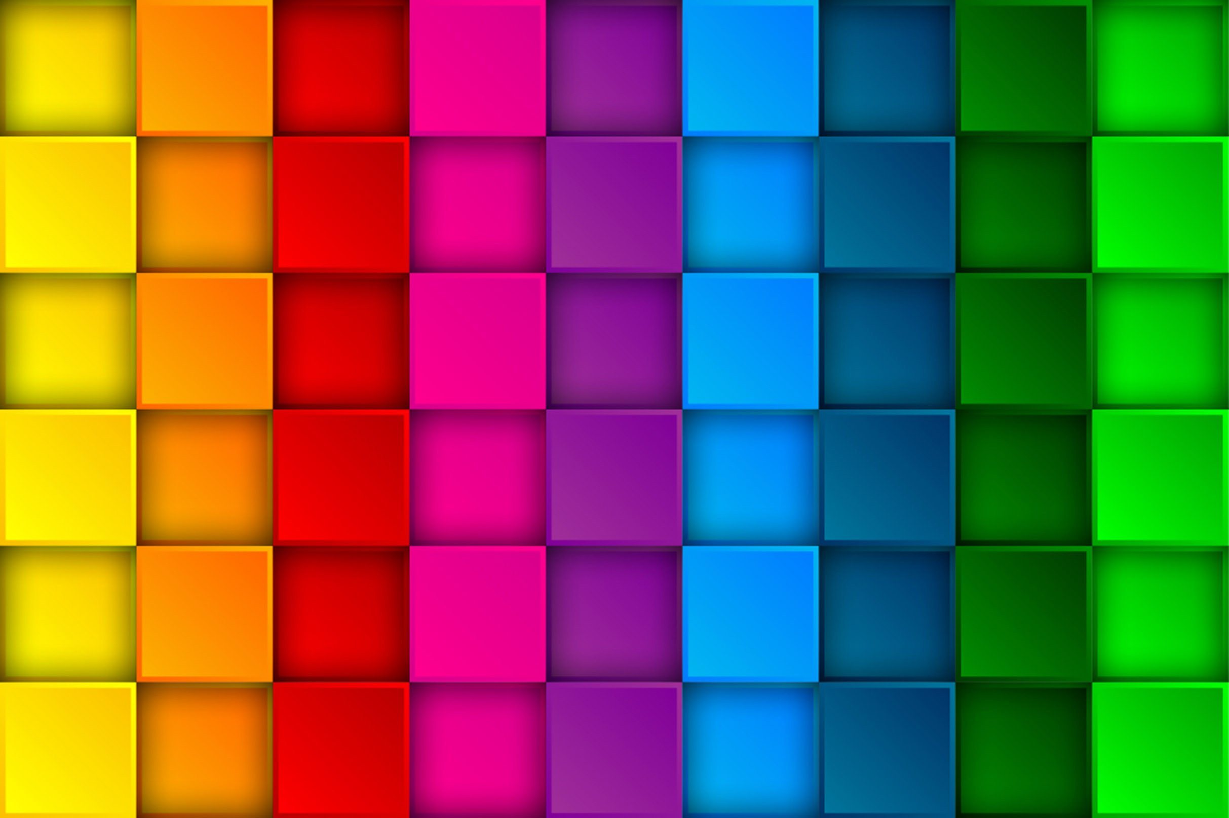 3D Colorful Squares 520 Kitchen Mat Floor Mural Wallpaper AJ Wallpaper 