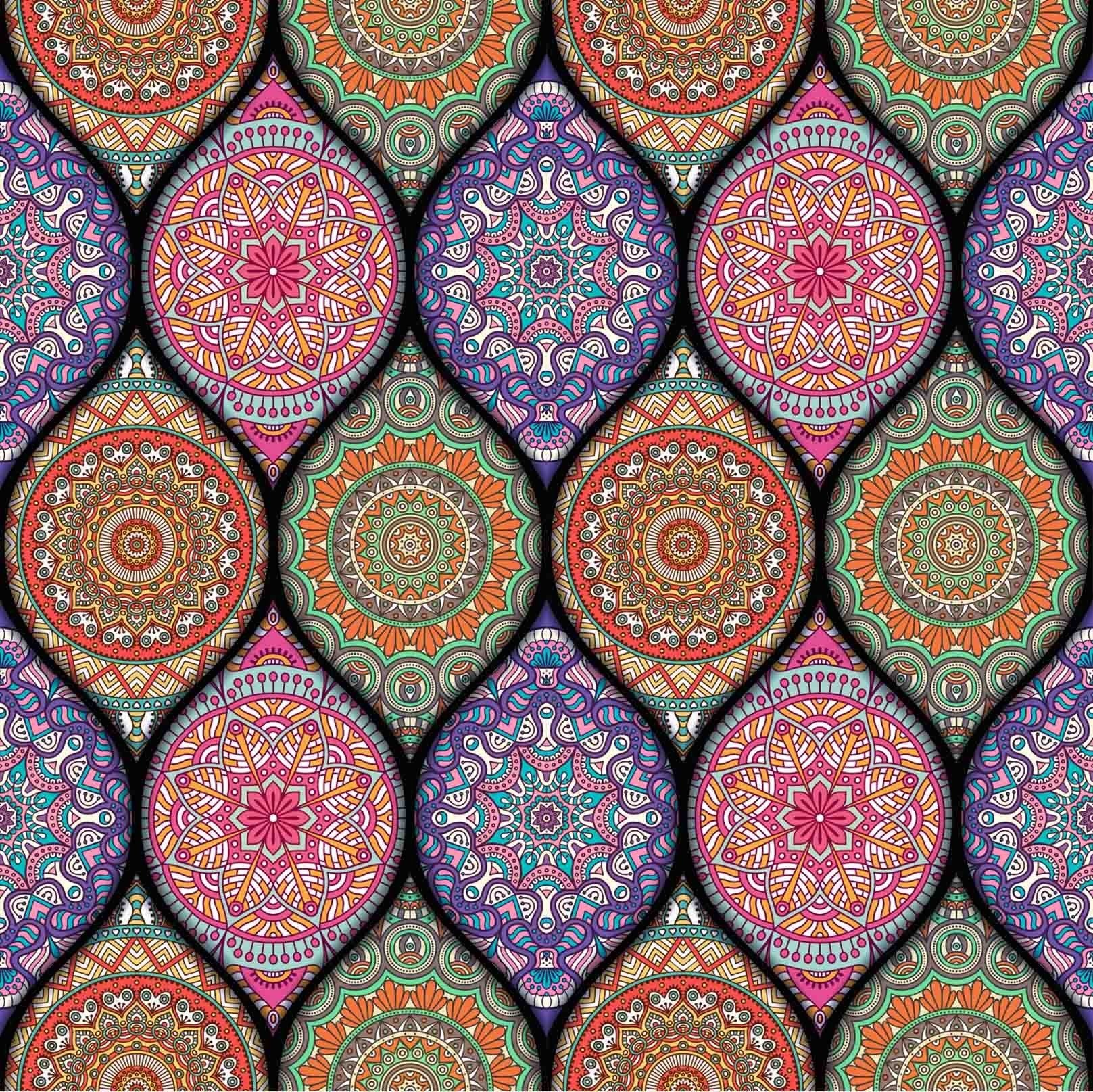 Dense Retro Patterns Wallpaper AJ Wallpaper 