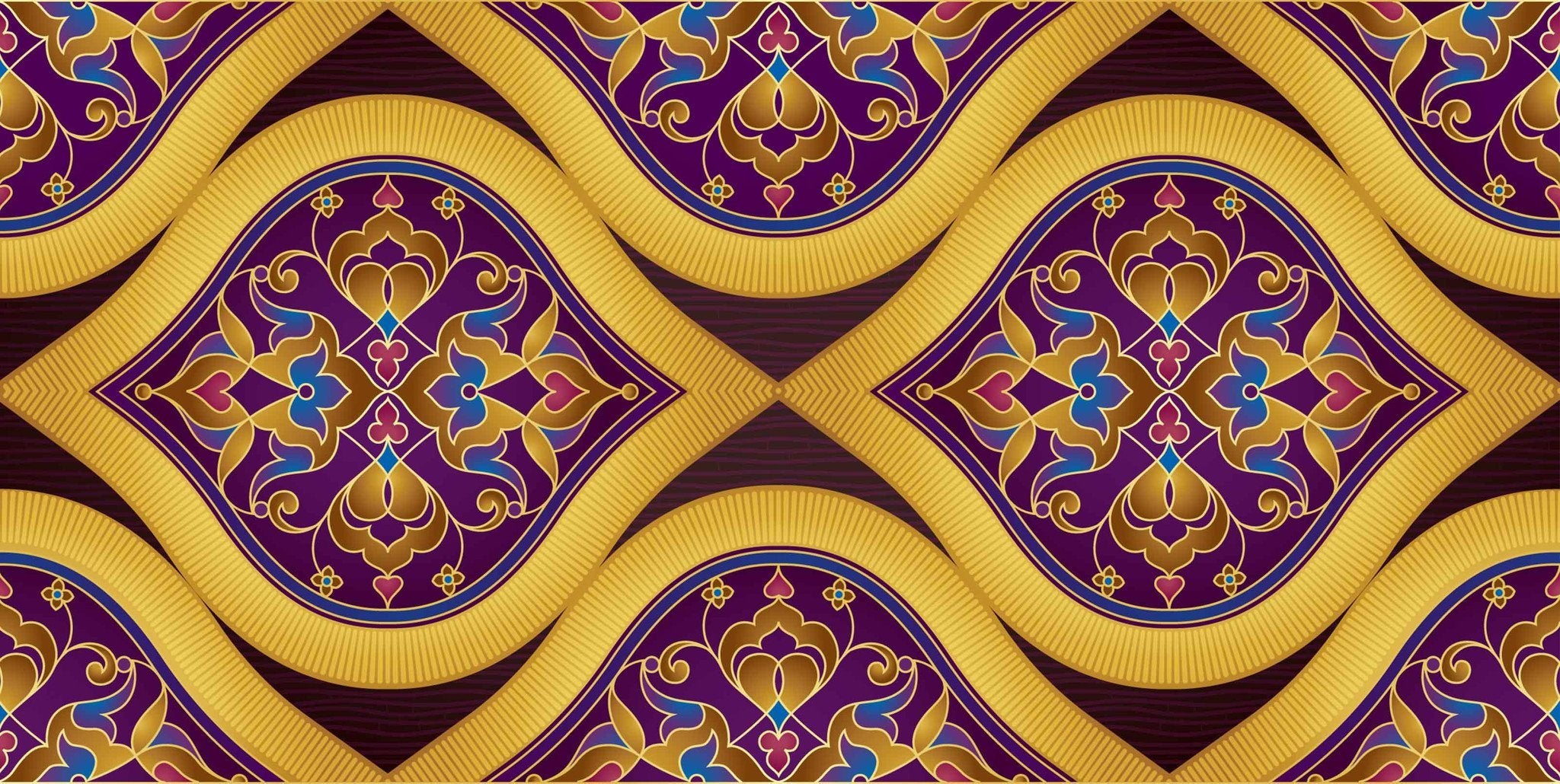 Unique Shape Patterns Wallpaper AJ Wallpaper 