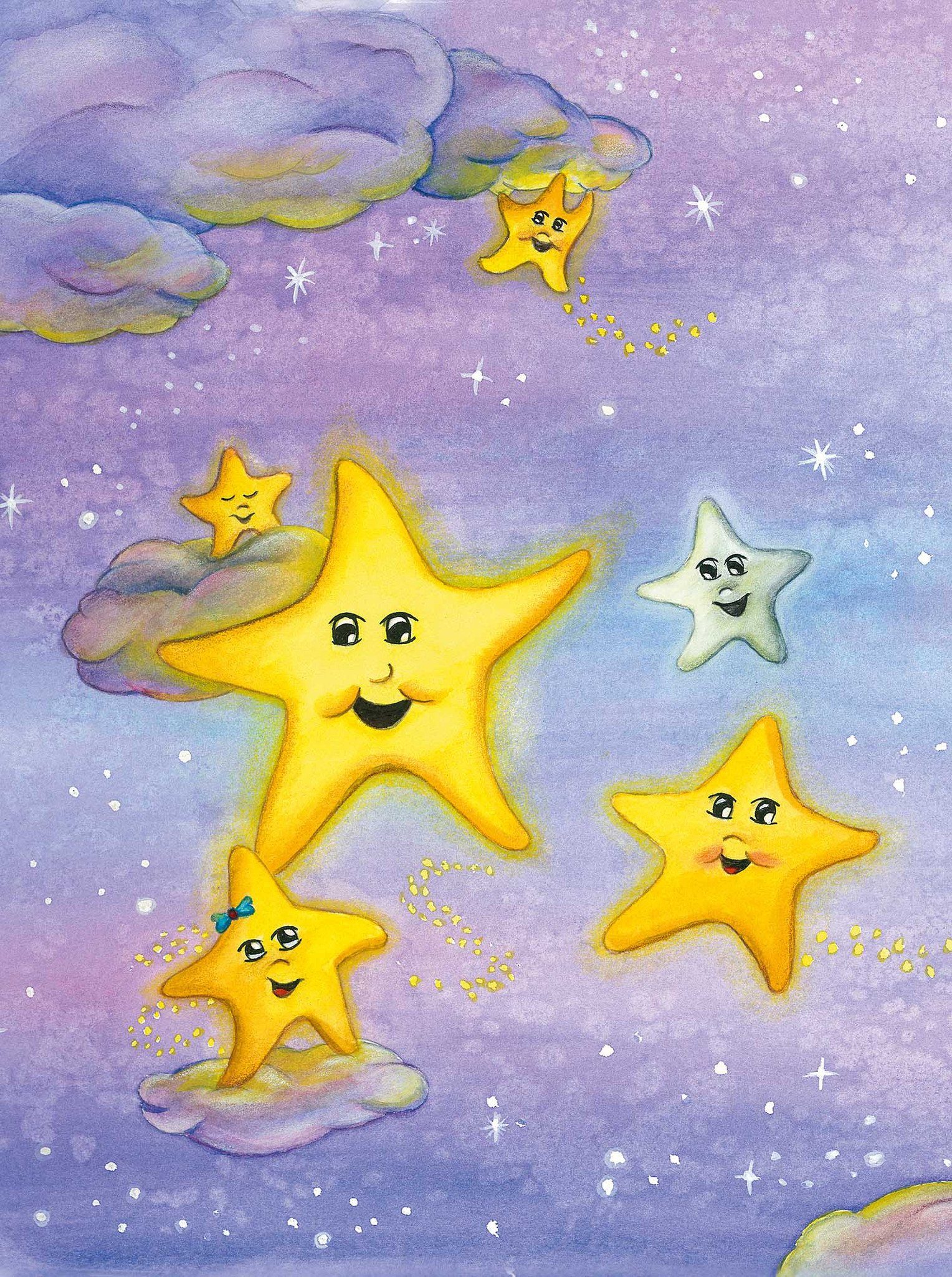 Smiling Stars Wallpaper AJ Wallpaper 