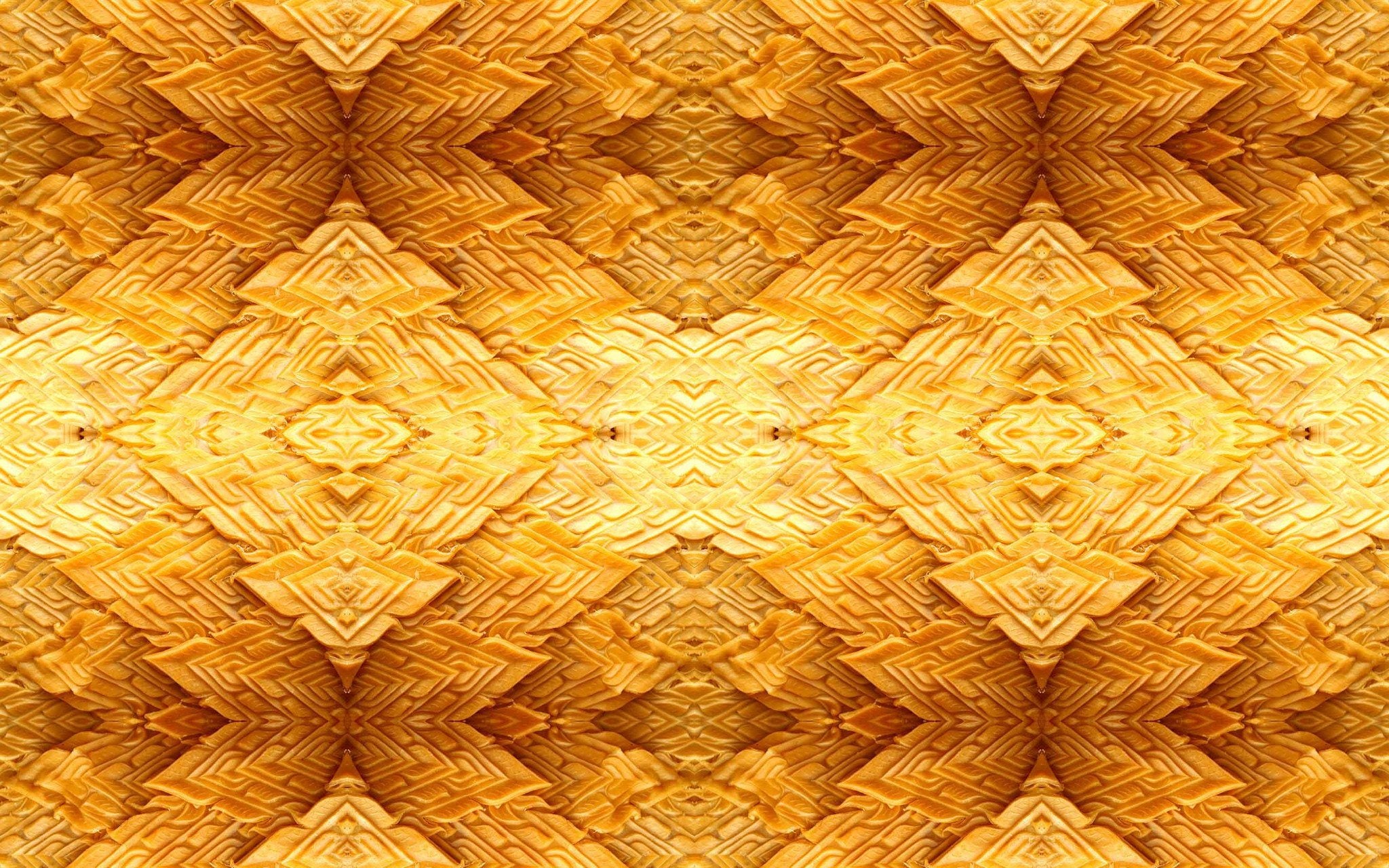 Delicate Golden Patterns Wallpaper AJ Wallpaper 