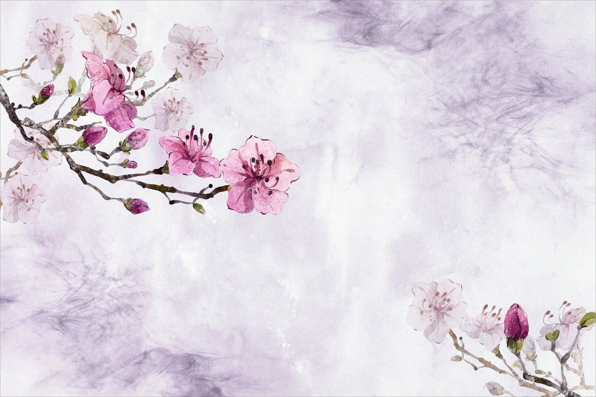 Flowering Branches 01 Wallpaper AJ Wallpaper 