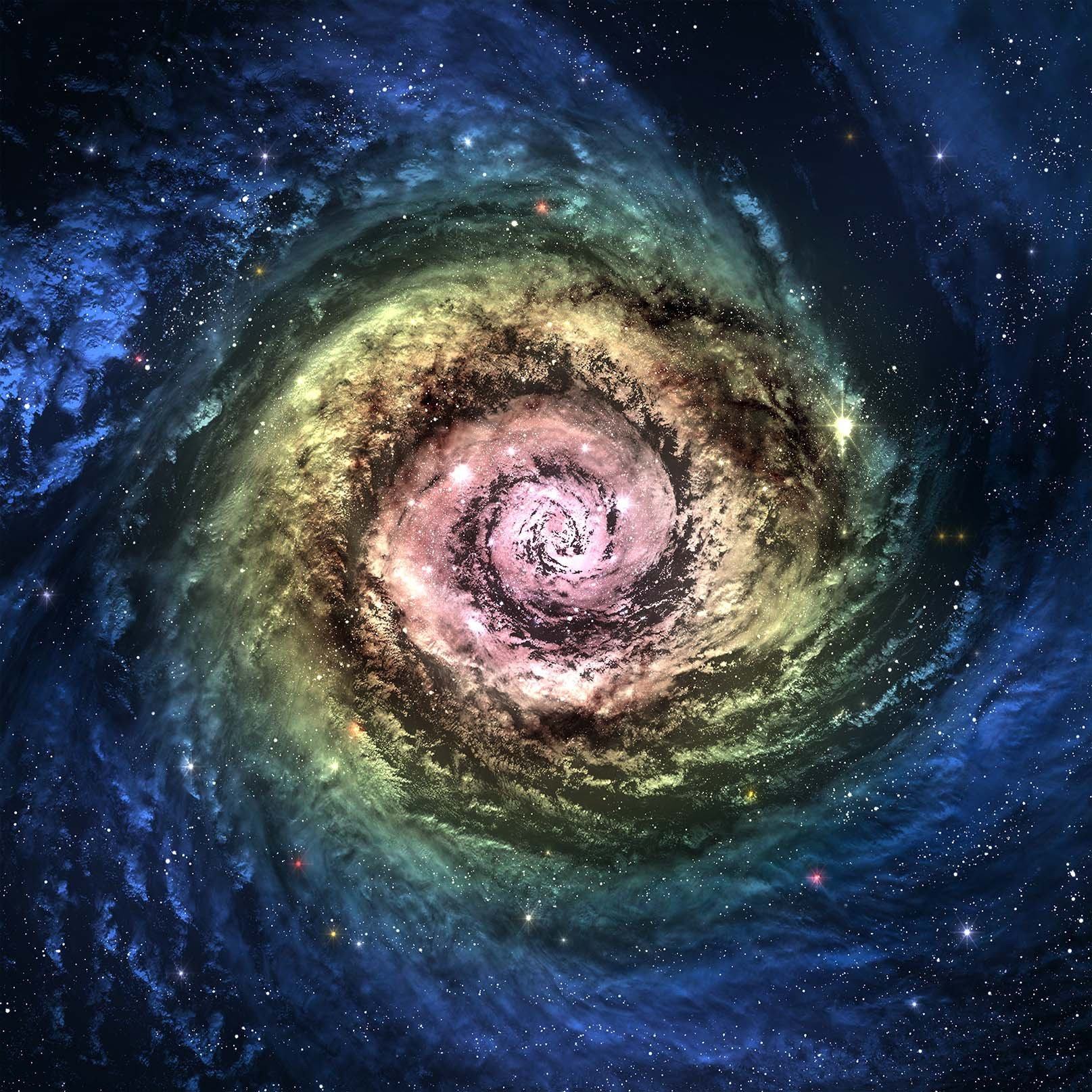 Star Sky Color Rotating Nebula Wallpaper AJ Wallpaper 
