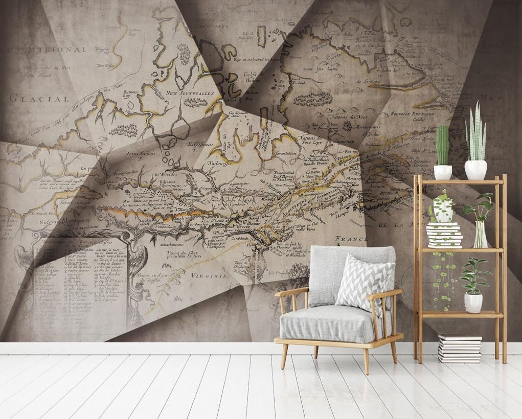 3D Map Paper 144 Wallpaper AJ Wallpaper 