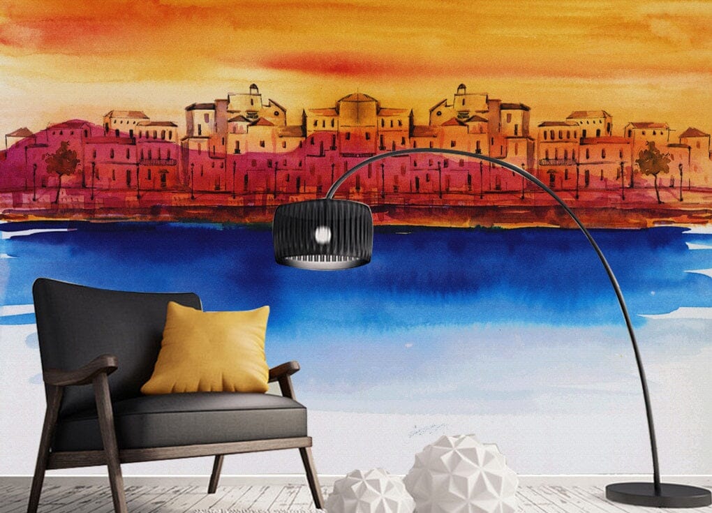 3D Sea City 2048 Wall Murals Wallpaper AJ Wallpaper 2 