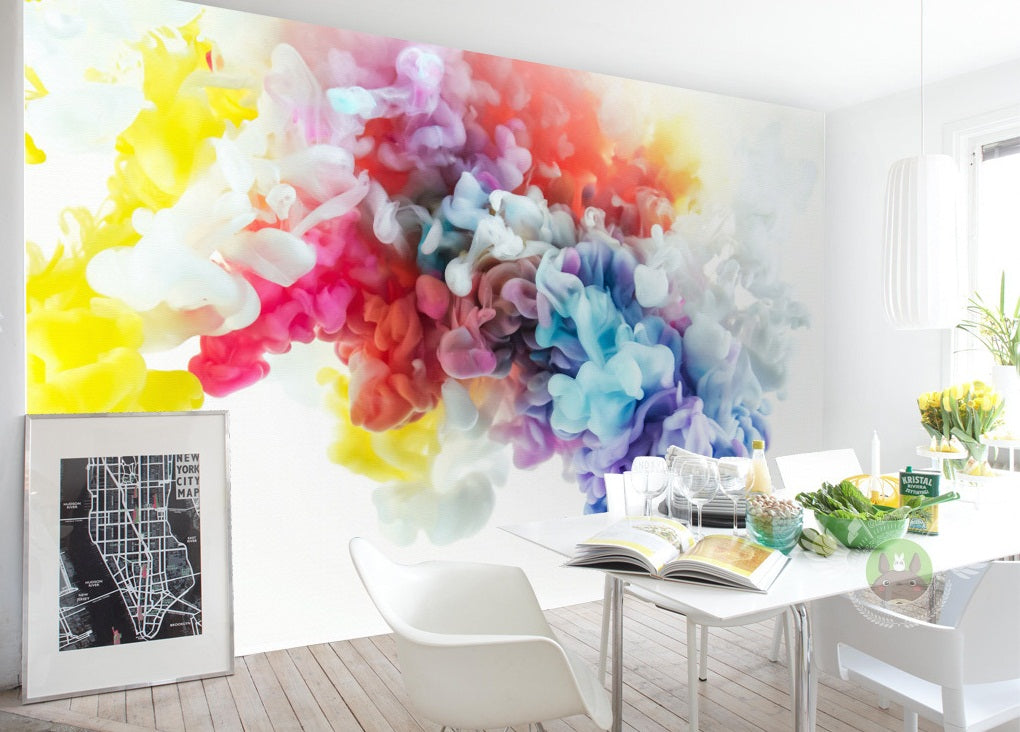 3D Colored Smoke WC368 Wall Murals