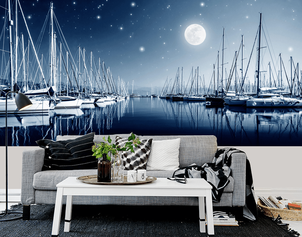 3D River Boat 2087 Wall Murals Wallpaper AJ Wallpaper 2 