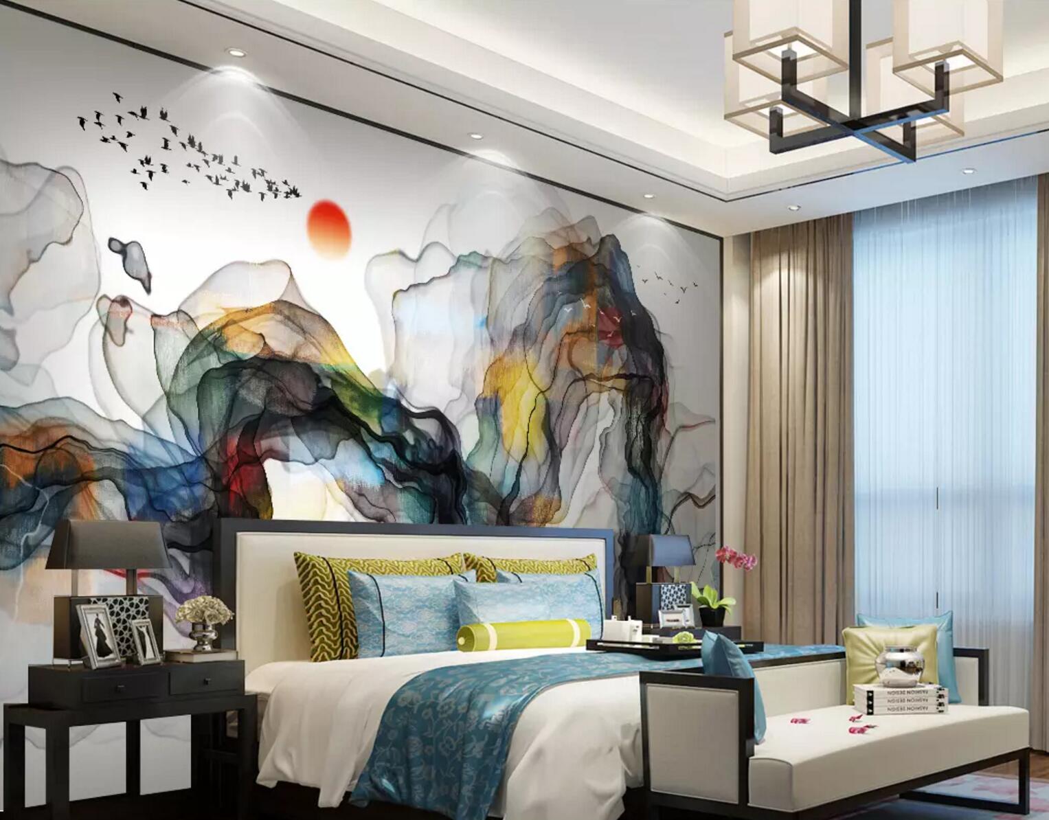 3D Colored Smoke WC393 Wall Murals