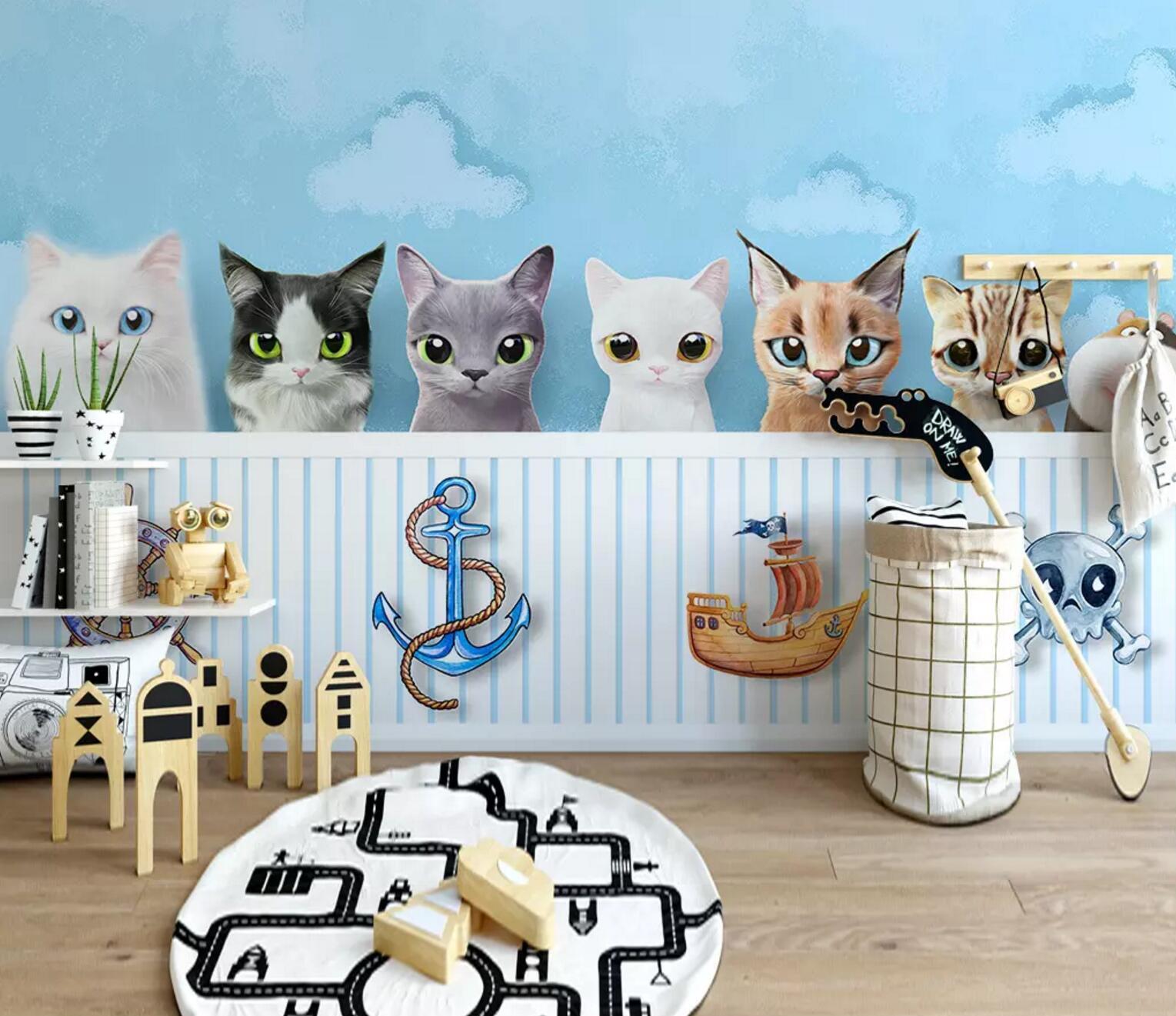 3D Cute Cat 234 Wallpaper AJ Wallpaper 
