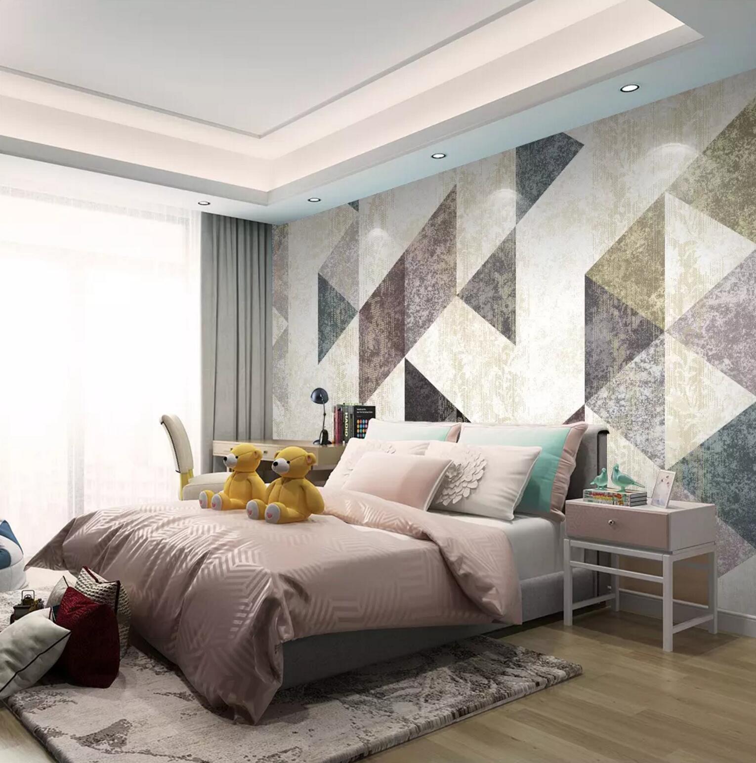 3D Color Rhombus WC679 Wall Murals