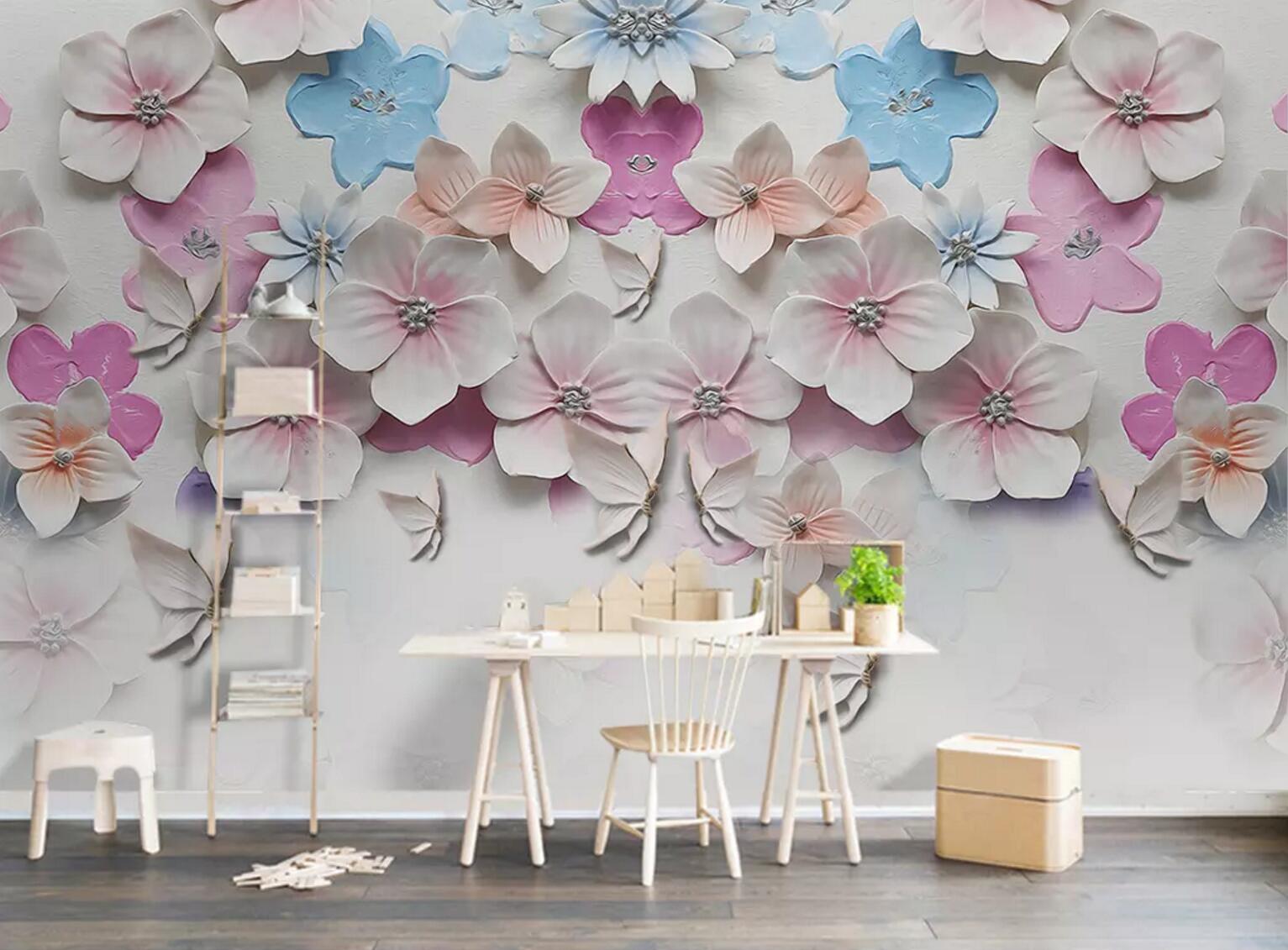 3D Decorative Flower WC383 Wall Murals