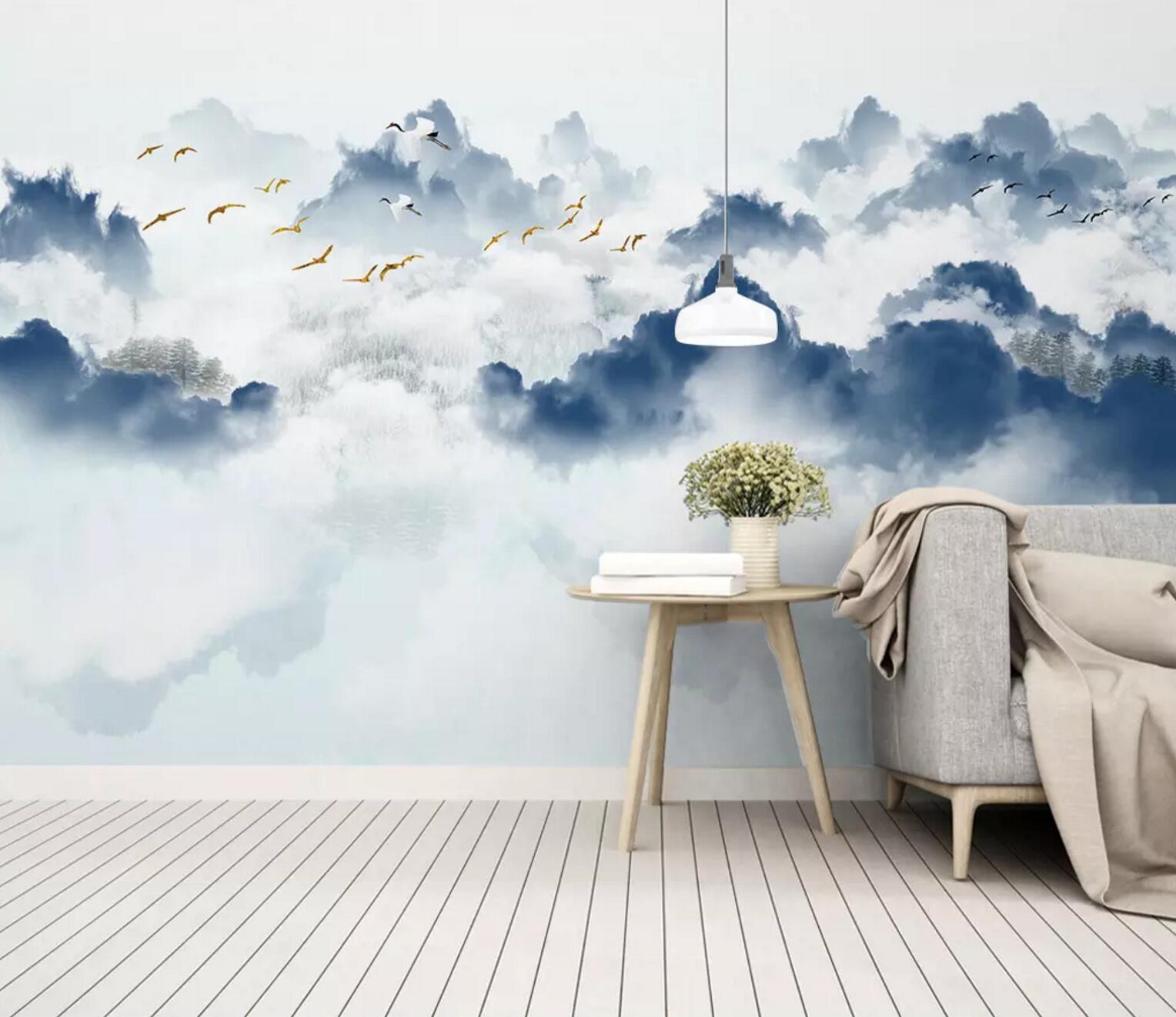 3D Wild Goose WC733 Wall Murals