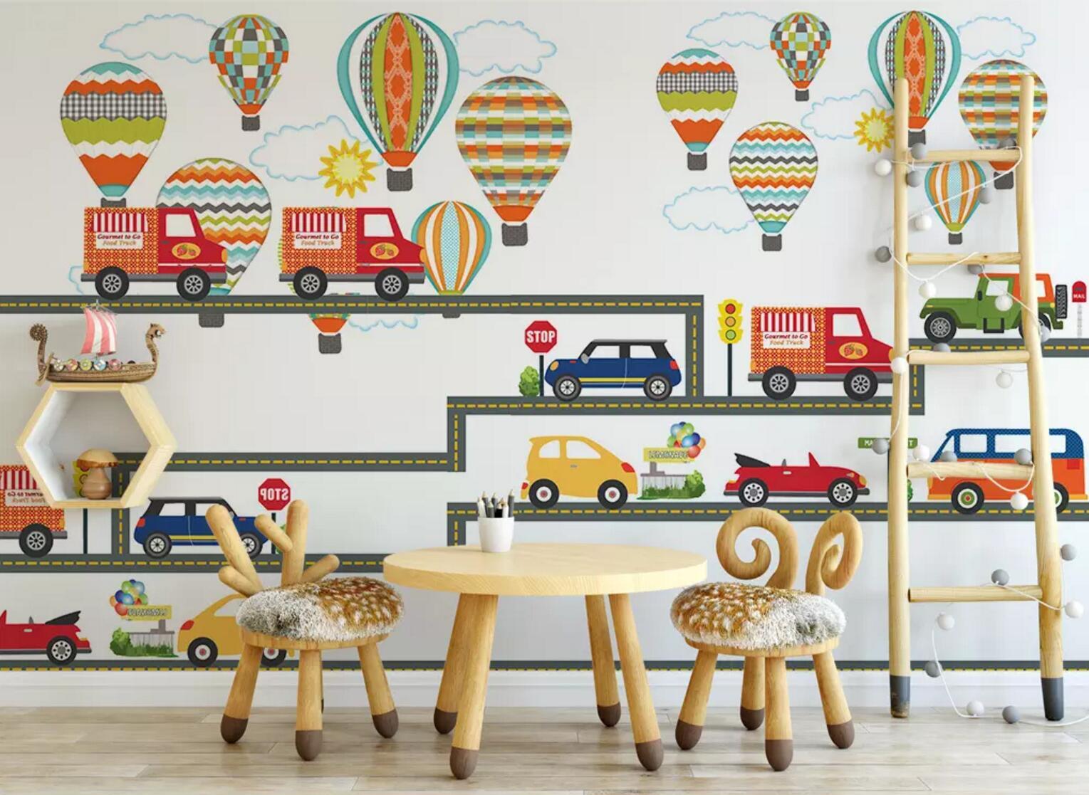 3D Balloon Car 169 Wallpaper AJ Wallpaper 
