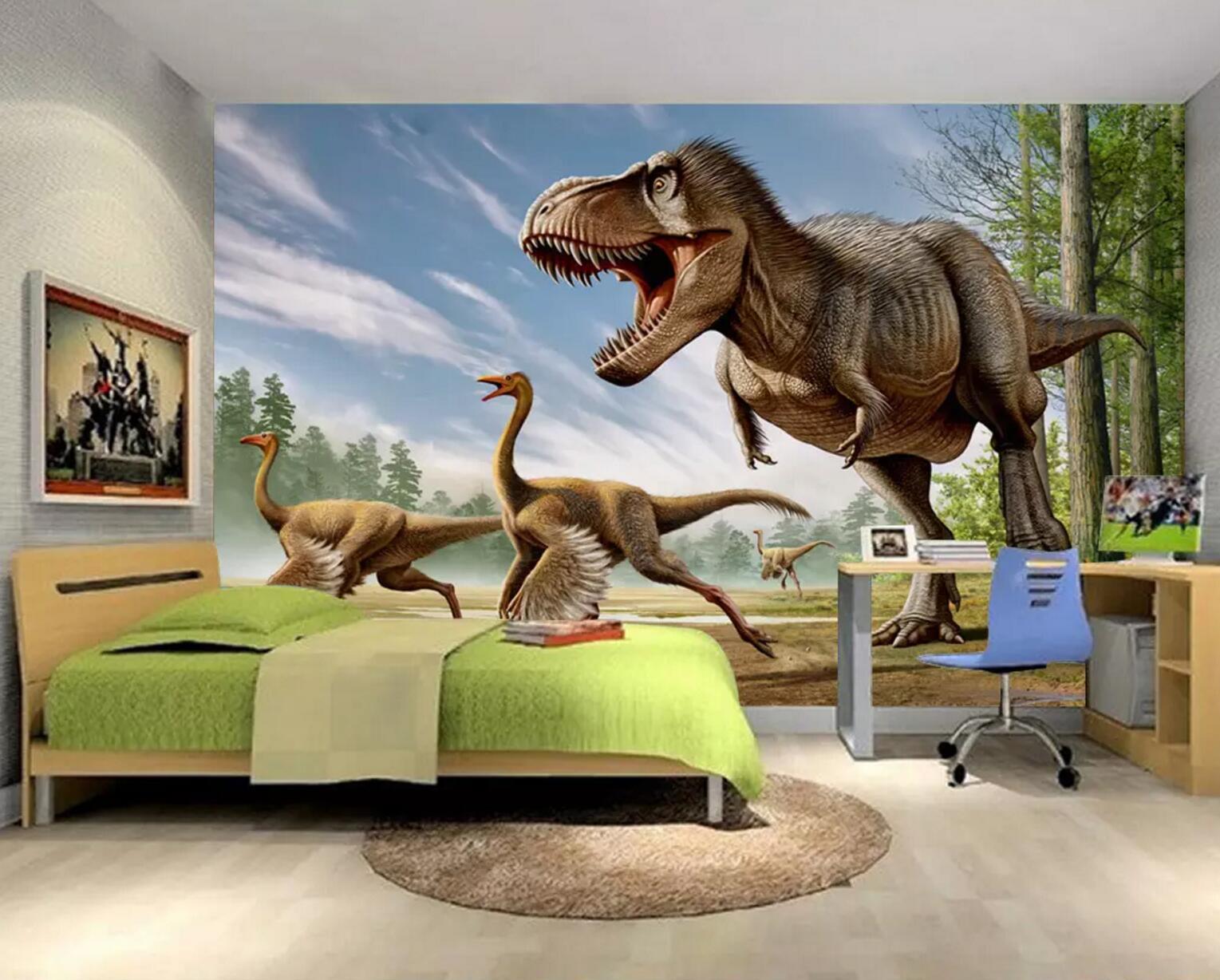 3D Dinosaur Running 234 Wallpaper AJ Wallpaper 