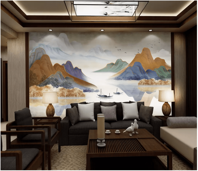 3D Colored Landscape 2168 Wall Murals Wallpaper AJ Wallpaper 2 