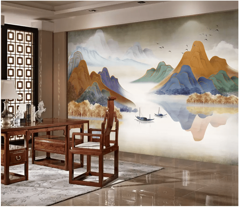 3D Colored Landscape 2168 Wall Murals Wallpaper AJ Wallpaper 2 