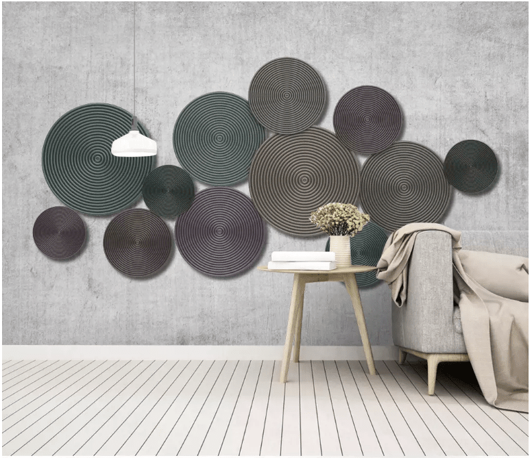 3D Color Circle 2154 Wall Murals Wallpaper AJ Wallpaper 2 