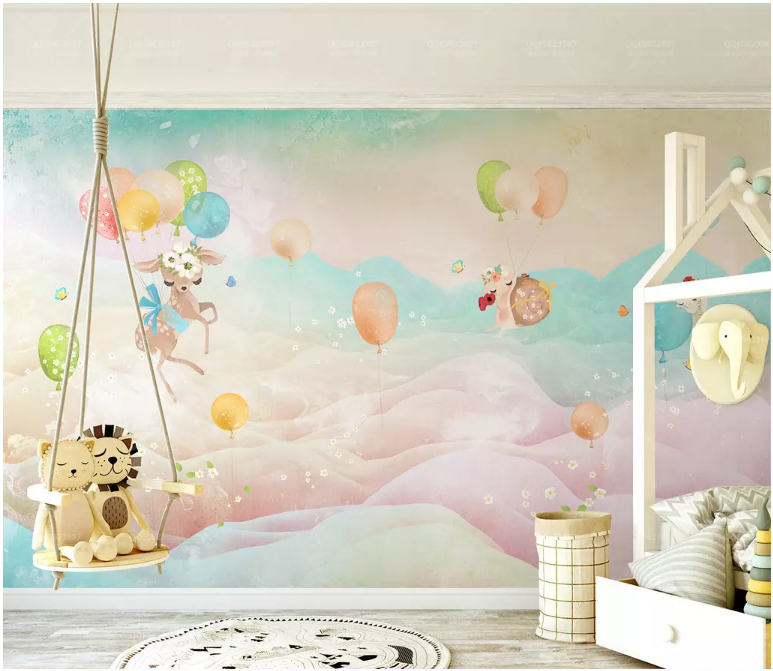 3D Colorful Balloons 2135 Wall Murals