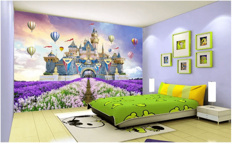3D Color Castle 2019 Wall Murals Wallpaper AJ Wallpaper 2 