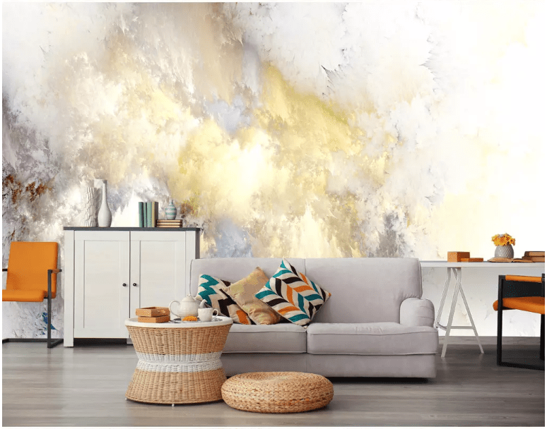 3D Yellow Pattern 2117 Wall Murals Wallpaper AJ Wallpaper 2 