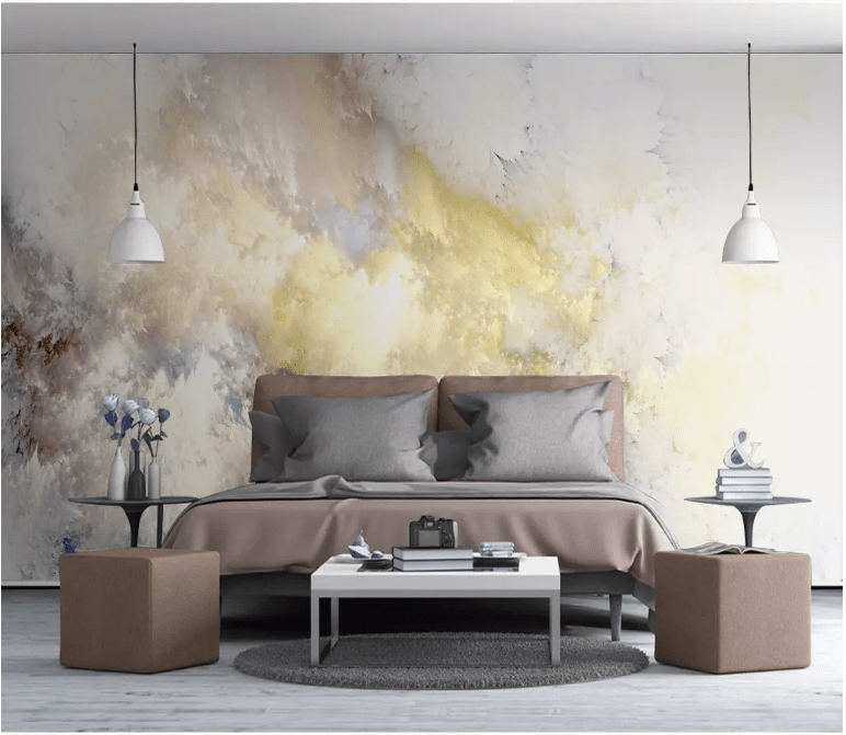 3D Yellow Pattern 2117 Wall Murals Wallpaper AJ Wallpaper 2 