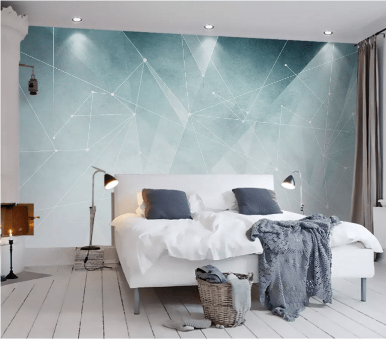 3D Green Geometry 2166 Wall Murals Wallpaper AJ Wallpaper 2 