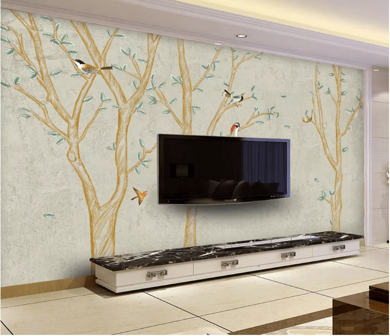 3D Woods Bird 2180 Wall Murals Wallpaper AJ Wallpaper 2 
