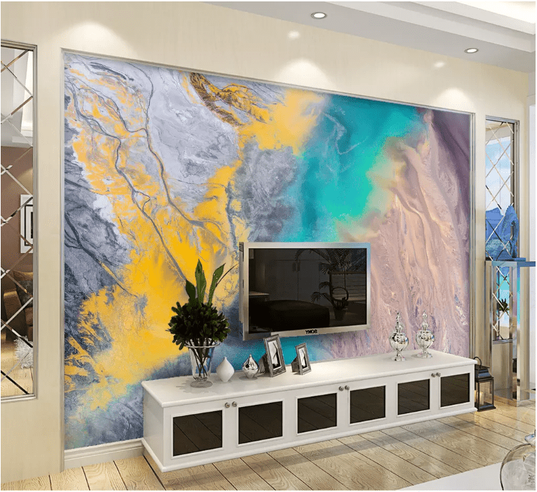 3D Color Graffiti 2077 Wall Murals Wallpaper AJ Wallpaper 2 