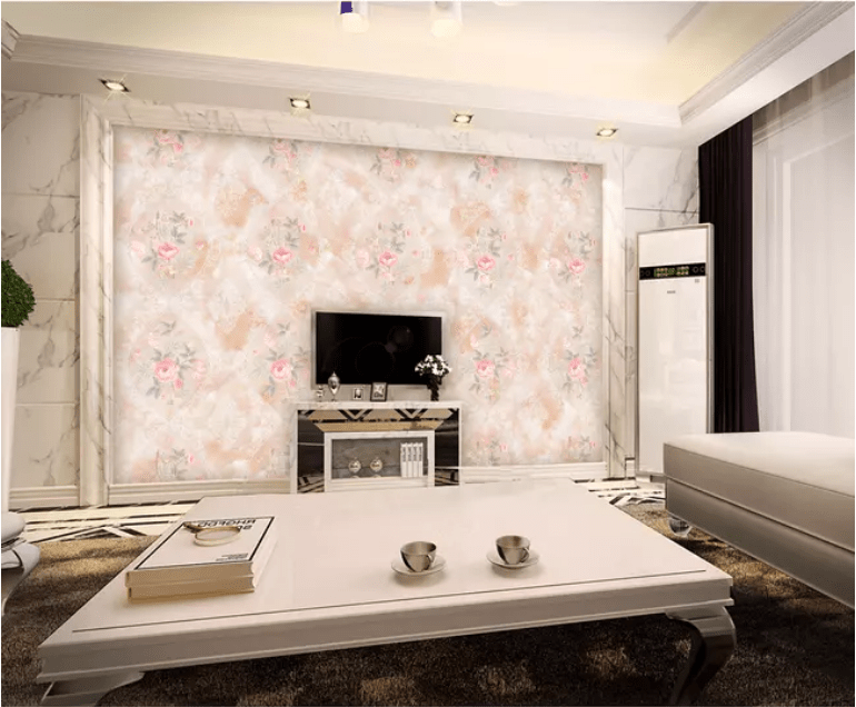 3D Pink Flowers 2009 Wall Murals Wallpaper AJ Wallpaper 2 