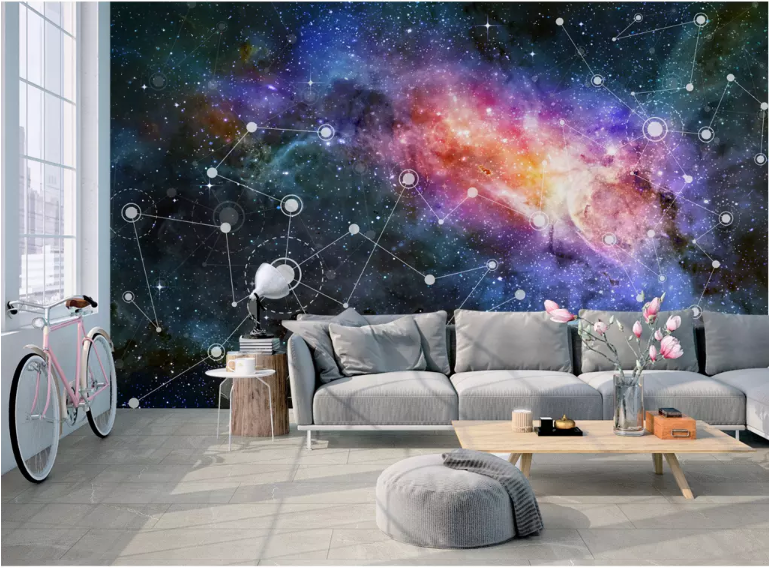 3D Color Starry Sky 2116 Wall Murals