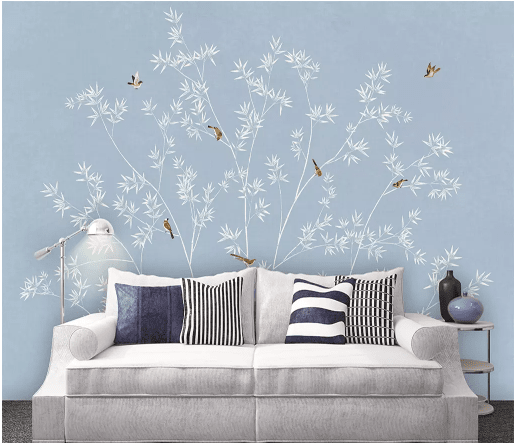 3D Bamboo Bird 2038 Wall Murals Wallpaper AJ Wallpaper 2 