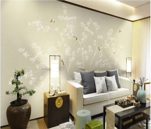 3D Bamboo Bird 2039 Wall Murals Wallpaper AJ Wallpaper 2 