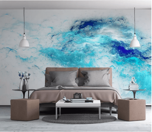 3D Blue Pattern 2118 Wall Murals Wallpaper AJ Wallpaper 2 