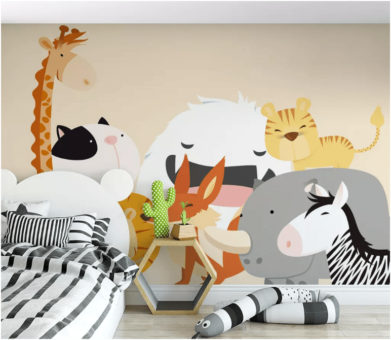 3D Cute Animal 2126 Wall Murals Wallpaper AJ Wallpaper 2 