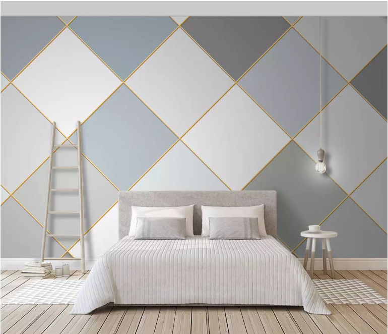 3D Square Patchwork 2151 Wall Murals