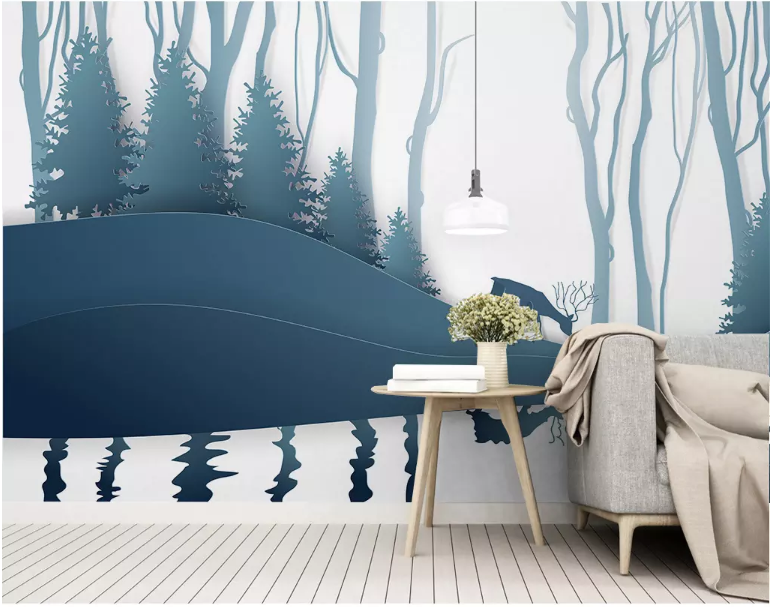 3D Lovely Forest 2164 Wall Murals