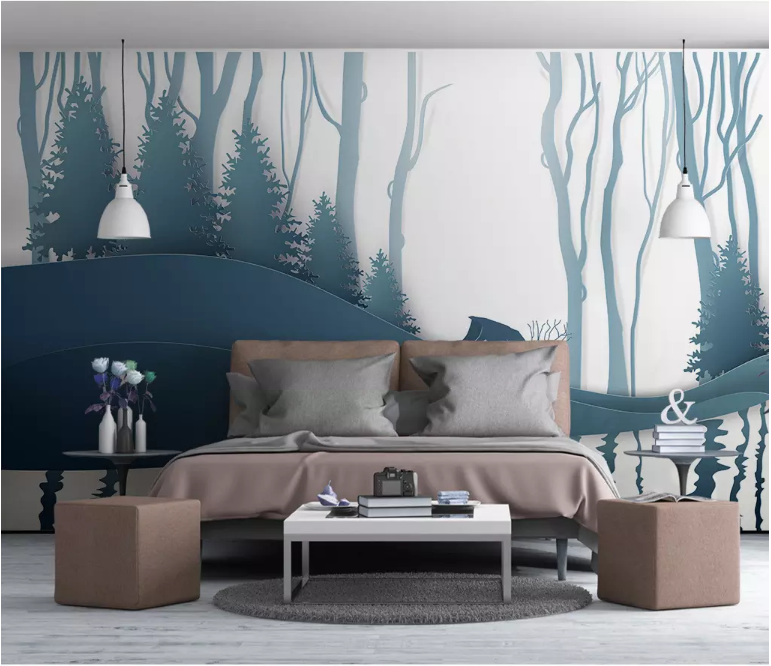 3D Lovely Forest 2164 Wall Murals