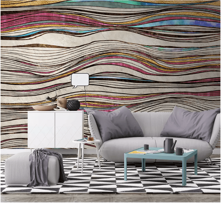 3D Color Wave 2127 Wall Murals Wallpaper AJ Wallpaper 2 