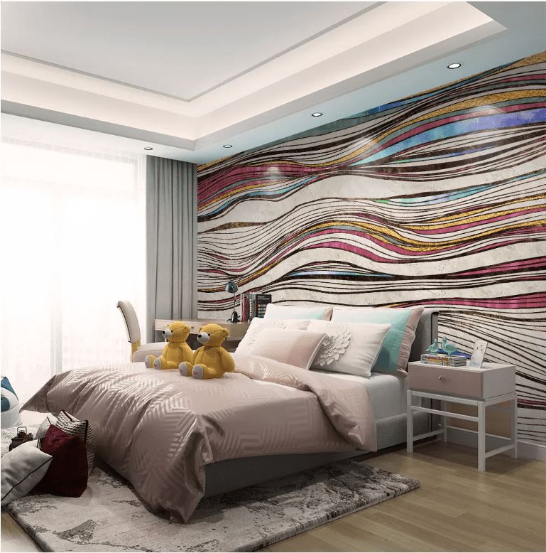 3D Color Wave 2127 Wall Murals Wallpaper AJ Wallpaper 2 