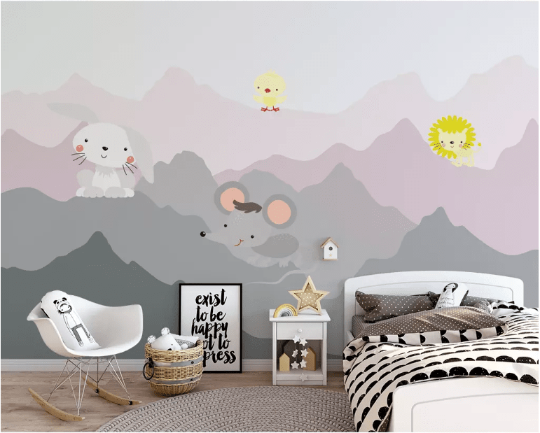 3D Animal Valley 2081 Wall Murals Wallpaper AJ Wallpaper 2 