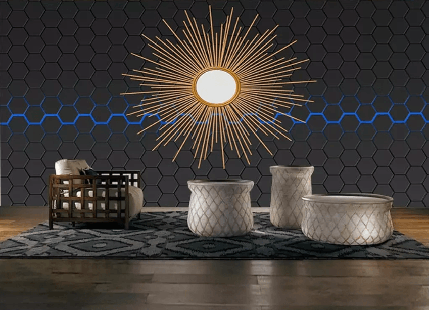 3D Wall Rosette Sun 1569 Wallpaper AJ Wallpaper 2 