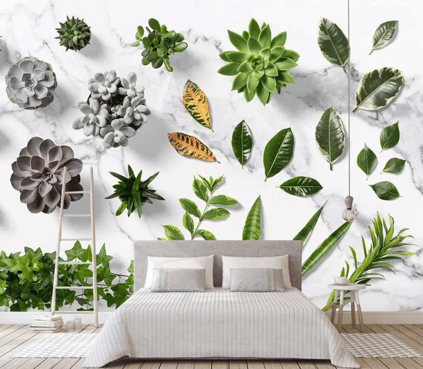 3D Succulents Plant 1545 Wallpaper AJ Wallpaper 2 